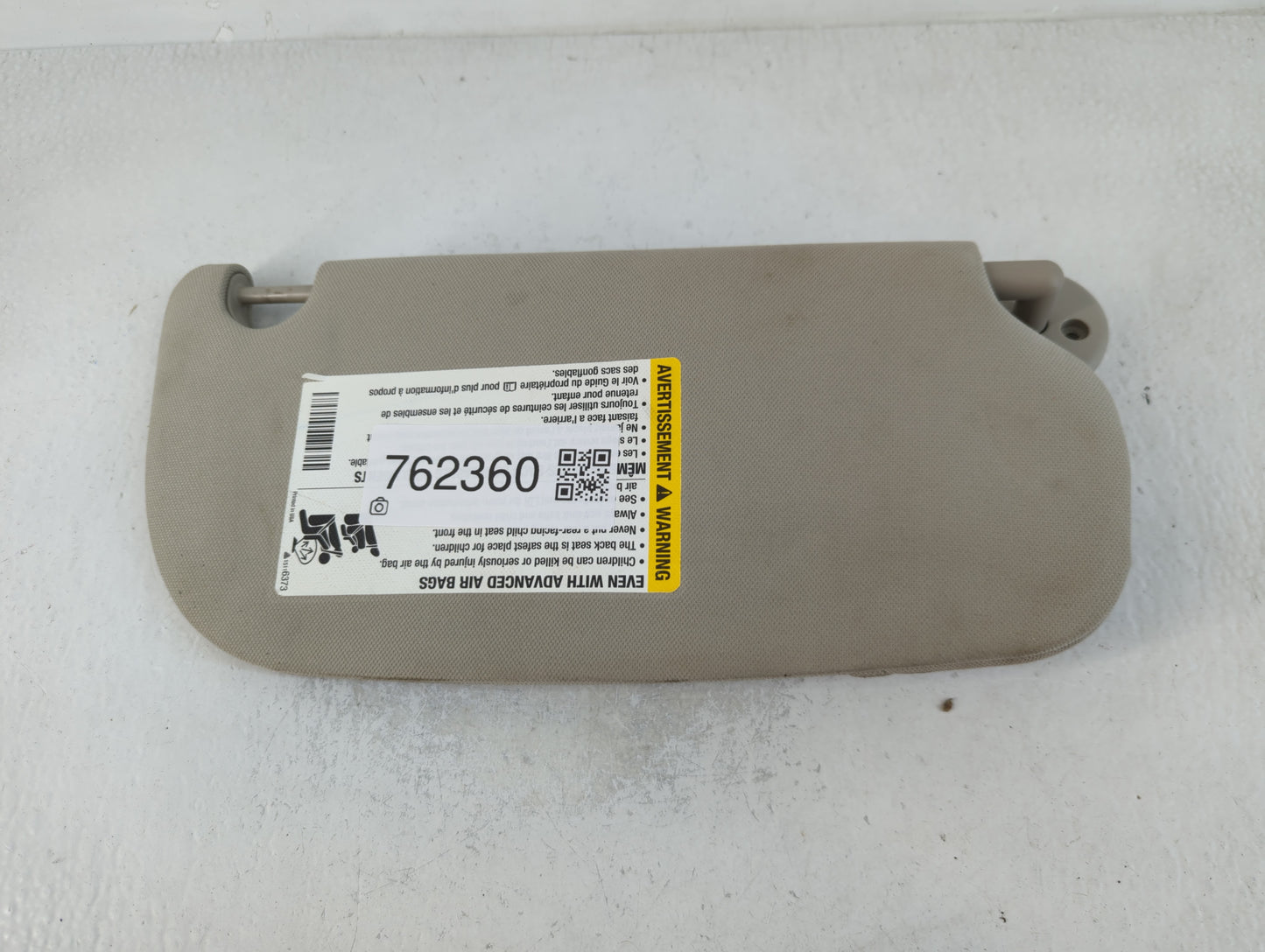 2005-2010 Chevrolet Cobalt Sun Visor Shade Replacement Driver Left Mirror Fits Fits 2005 2006 2007 2008 2009 2010 OEM Used A