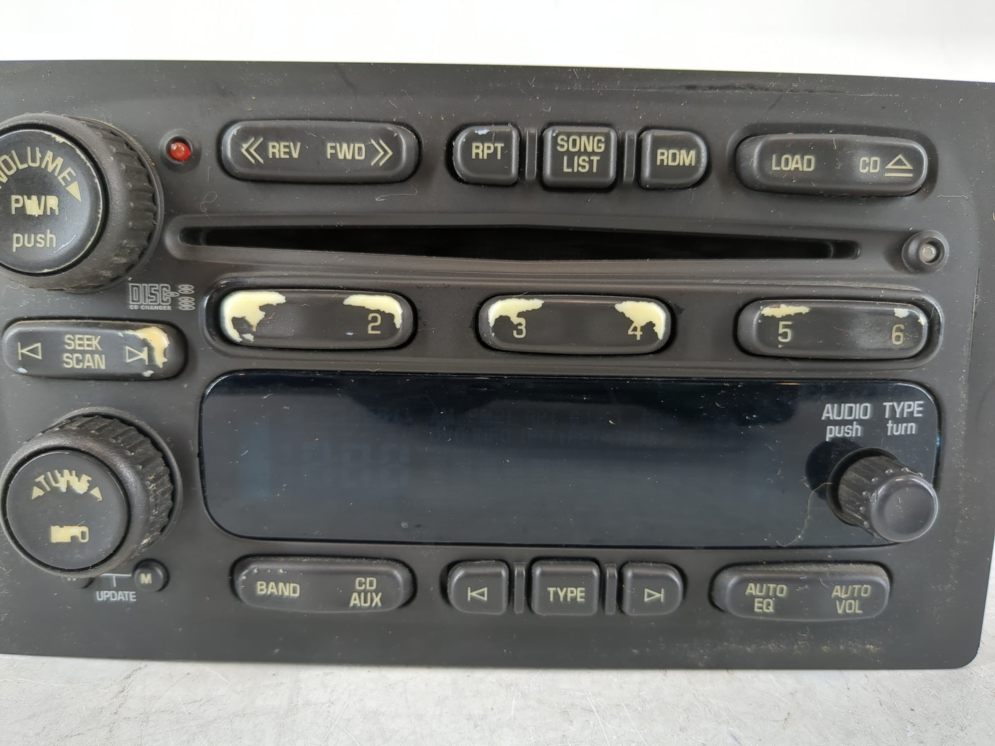 2005 Chevrolet Colorado Radio AM FM Cd Player Receiver Replacement P/N:10359577 Fits OEM Used Auto Parts - Oemusedautoparts1