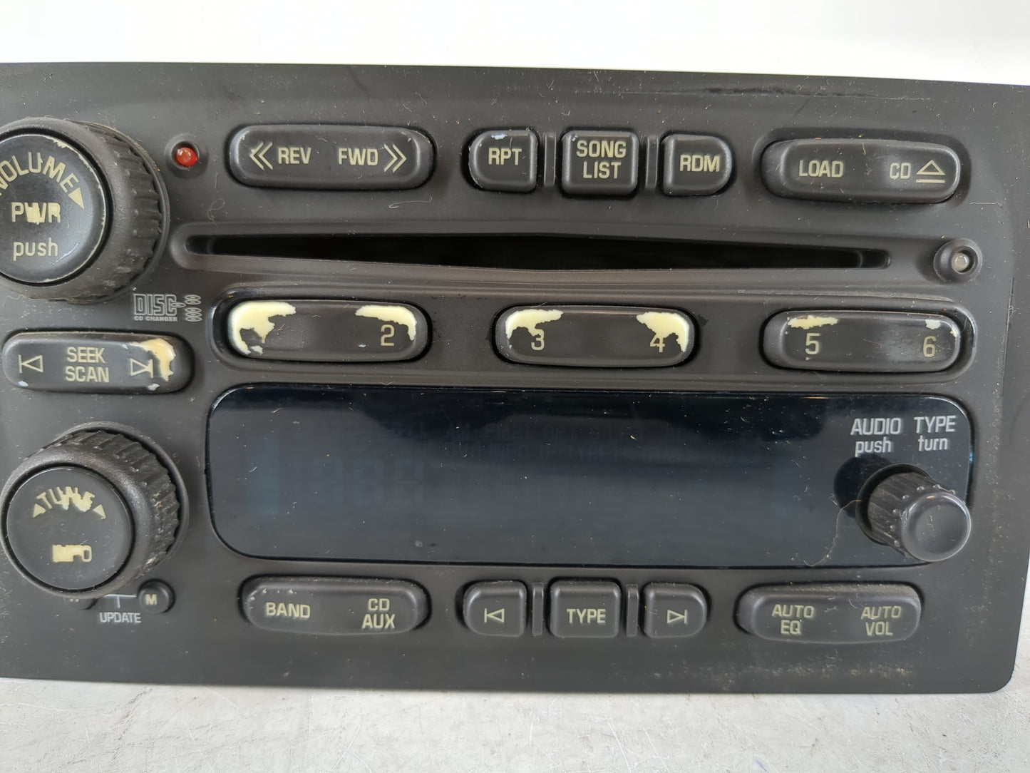 2005 Chevrolet Colorado Radio AM FM Cd Player Receiver Replacement P/N:10359577 Fits OEM Used Auto Parts - Oemusedautoparts1