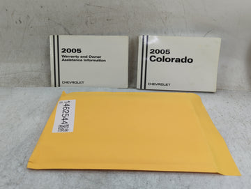 2005 Chevrolet Colorado Owners Manual Book Guide P/N:05COLORADO OEM Used Auto Parts - Oemusedautoparts1.com
