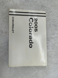2005 Chevrolet Colorado Owners Manual Book Guide P/N:05COLORADO OEM Used Auto Parts - Oemusedautoparts1.com