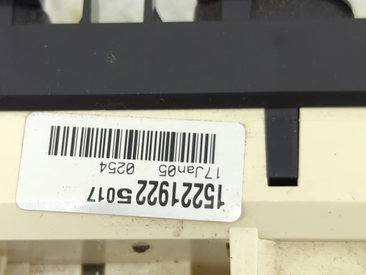 2004-2012 Chevrolet Colorado Climate Control Module Temperature AC/Heater Replacement P/N:15221922 Fits OEM Used Auto Parts 