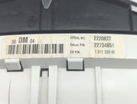 2005-2006 Chevrolet Equinox Instrument Cluster Speedometer Gauges P/N:191132043 Fits Fits 2005 2006 OEM Used Auto Parts - Oe