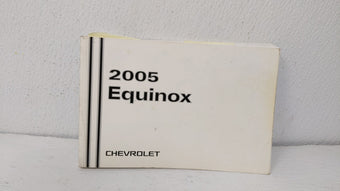 compare product 2005 Chevrolet Equinox Owners Manual Book Guide OEM Used Auto Parts
