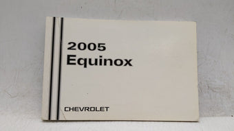 compare product 2005 Chevrolet Equinox Owners Manual Book Guide OEM Used Auto Parts