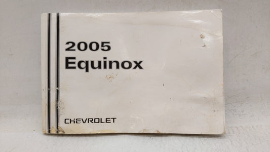 2005 Chevrolet Equinox Owners Manual Book Guide OEM Used Auto Parts - Oemusedautoparts1.com