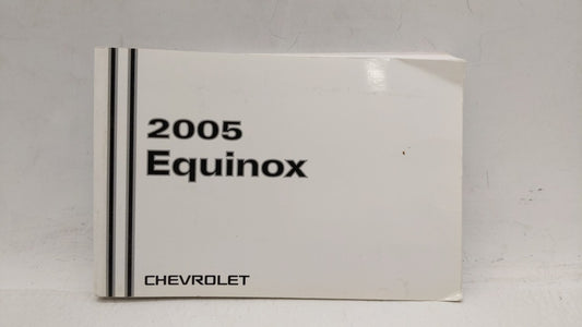 2005 Chevrolet Equinox Owners Manual Book Guide OEM Used Auto Parts - Oemusedautoparts1.com