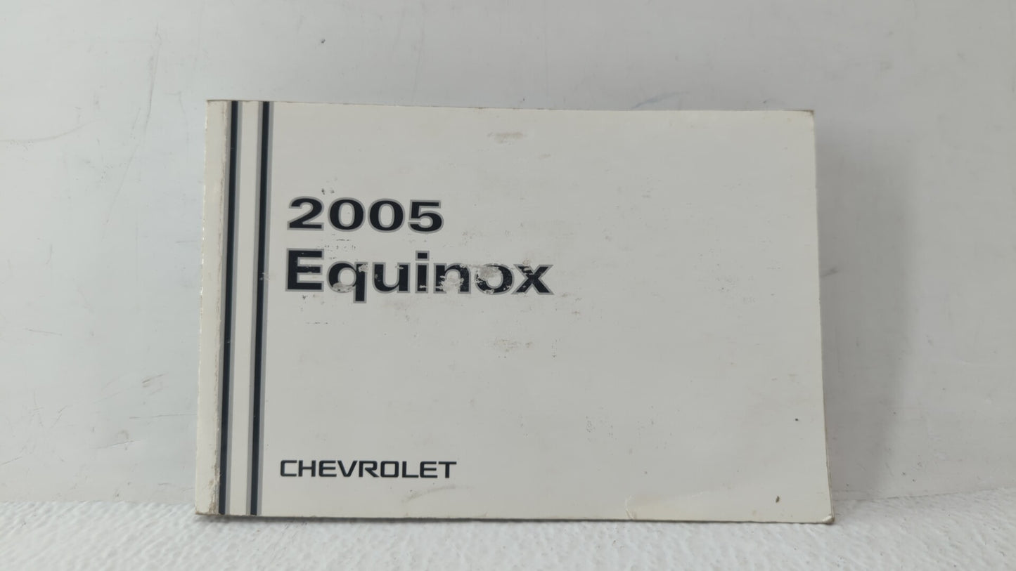 2005 Chevrolet Equinox Owners Manual Book Guide OEM Used Auto Parts - Oemusedautoparts1.com