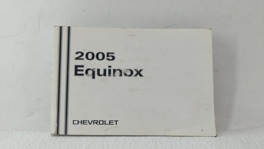 2005 Chevrolet Equinox Owners Manual Book Guide OEM Used Auto Parts - Oemusedautoparts1.com