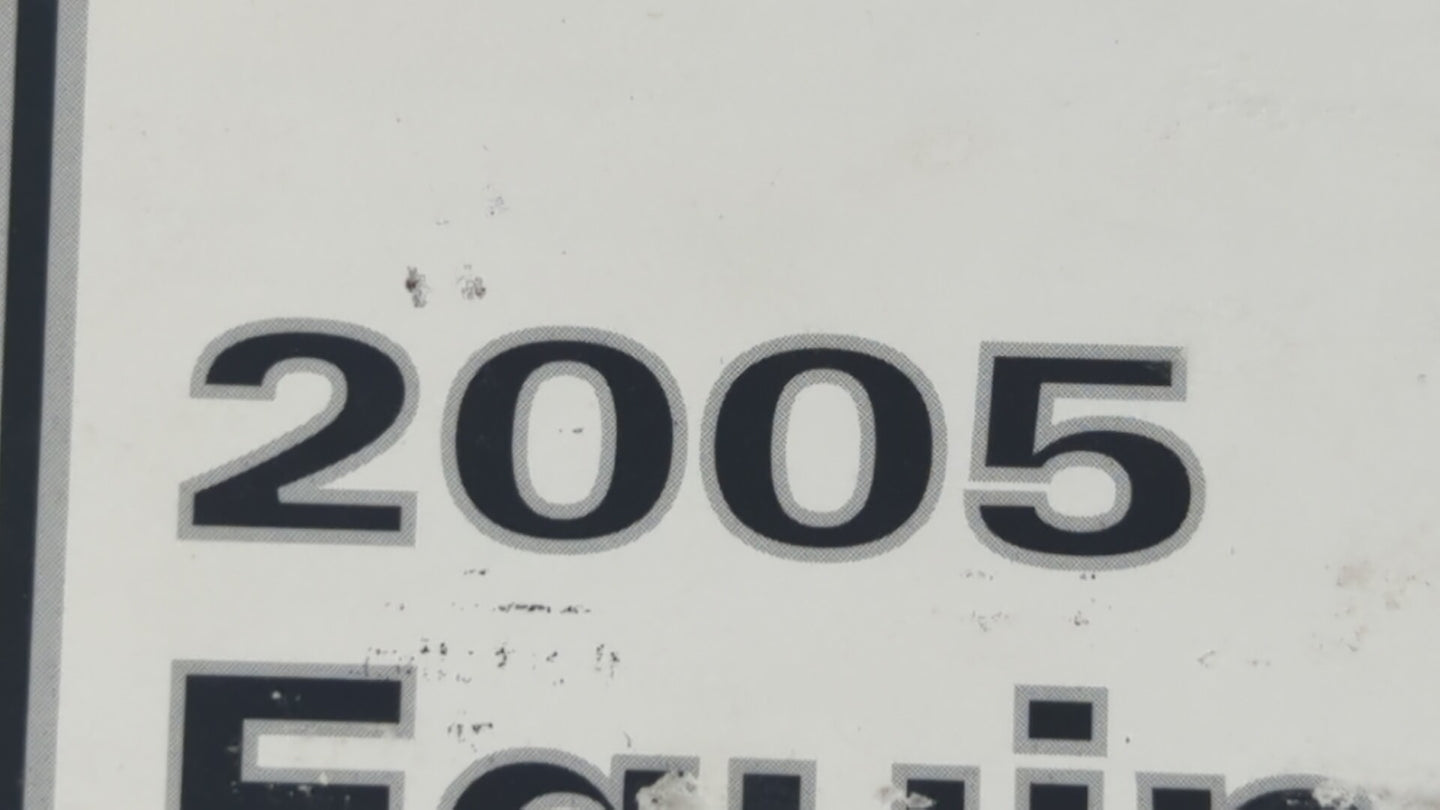 2005 Chevrolet Equinox Owners Manual Book Guide OEM Used Auto Parts - Oemusedautoparts1.com