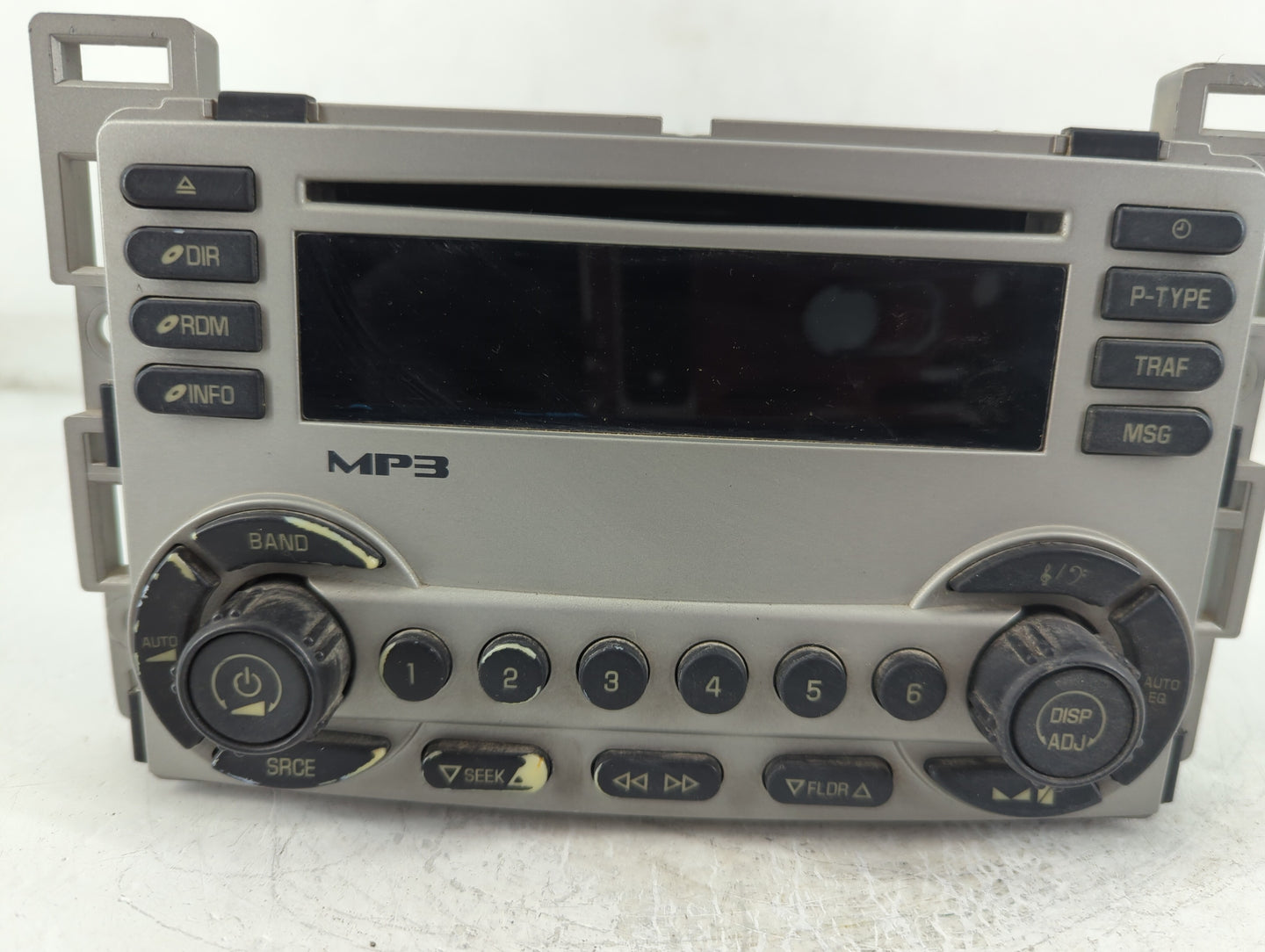 2005 Chevrolet Equinox Radio AM FM Cd Player Receiver Replacement P/N:15806226 Fits OEM Used Auto Parts - Oemusedautoparts1.