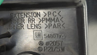 2005 Chevrolet Equinox Tail Light Assembly Passenger Right OEM P/N:548077 30796268, GM384-B000R Fits Fits 2006 2007 2008 200