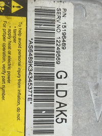 2005 Chevrolet Express 1500 Safety Restraint Srs Airbag Control Module - Oemusedautoparts1.com