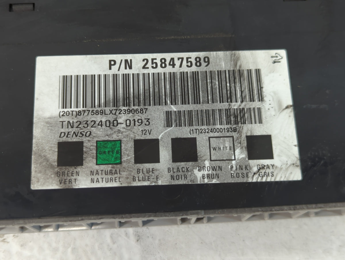 2005 Chevrolet Express 3500 PCM Engine Control Computer ECU ECM PCU OEM P/N:25847589 Fits OEM Used Auto Parts - Oemusedautop