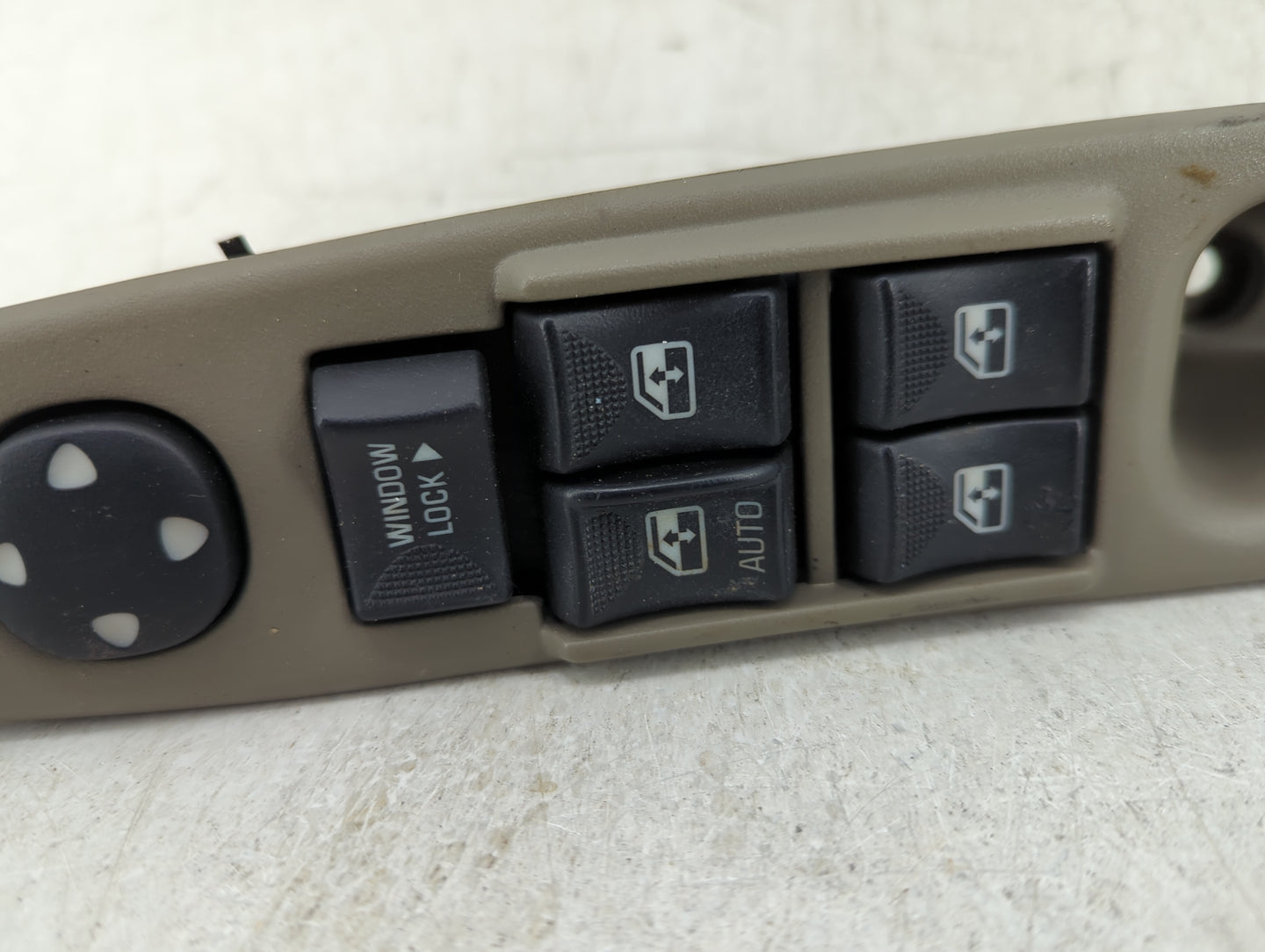 2000-2016 Chevrolet Impala Master Power Window Switch Replacement Driver Side Left Fits OEM Used Auto Parts - Oemusedautopar