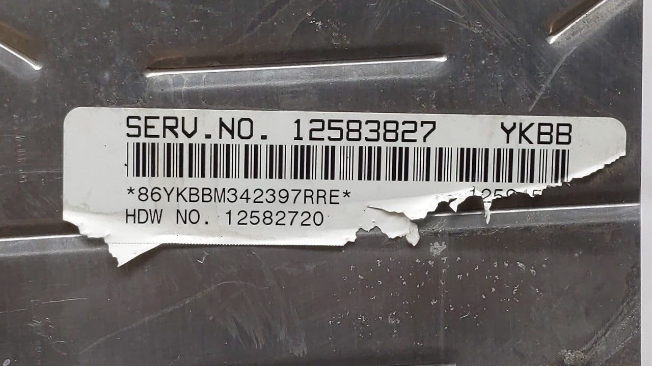 2003-2005 Chevrolet Impala PCM Engine Control Computer ECU ECM PCU OEM P/N:89017736 12583827, 09360210 Fits Fits 2003 2004 2