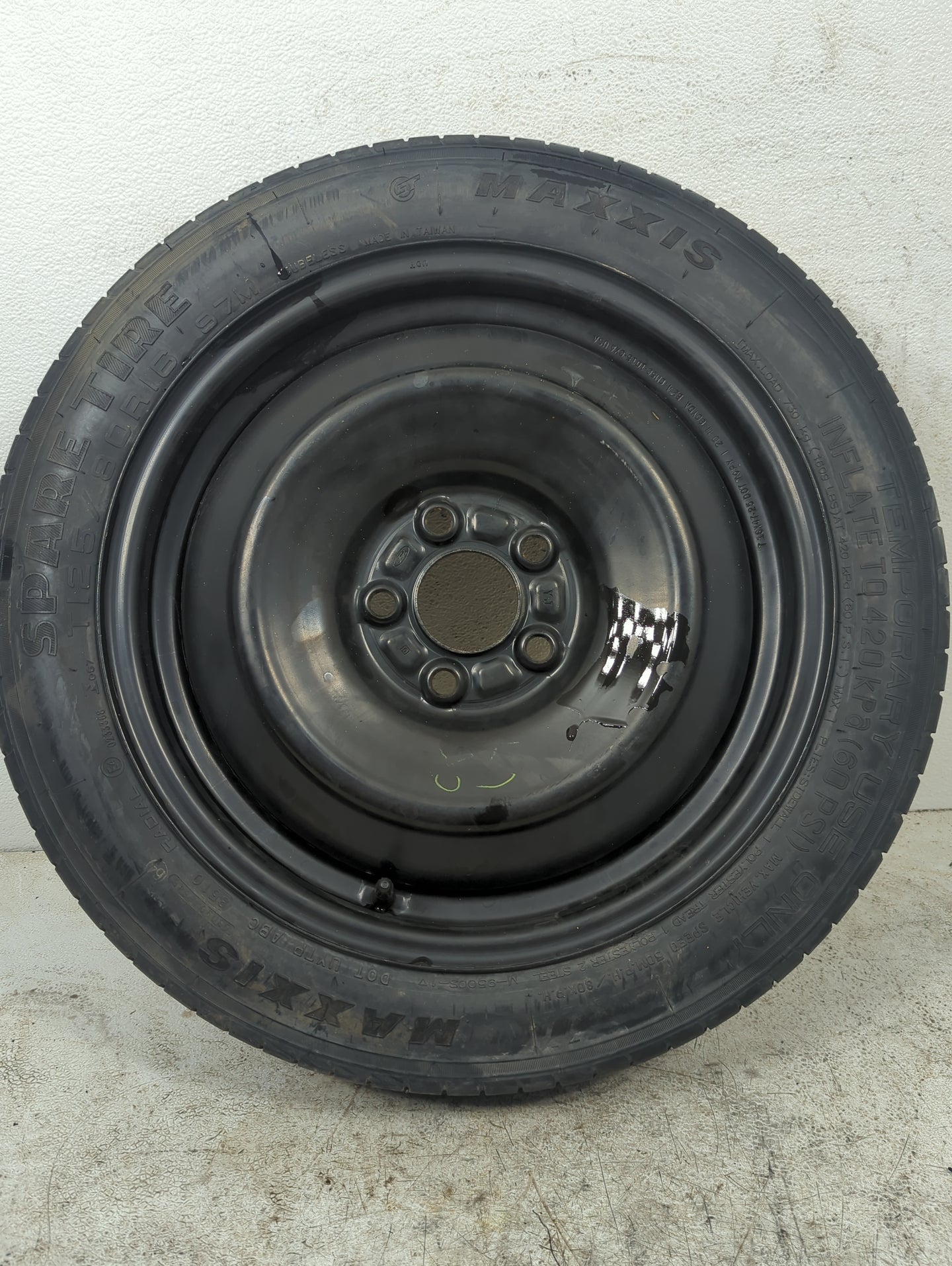 2005 Chevrolet Impala Spare Donut Tire Wheel Rim Oem - Oemusedautoparts1.com