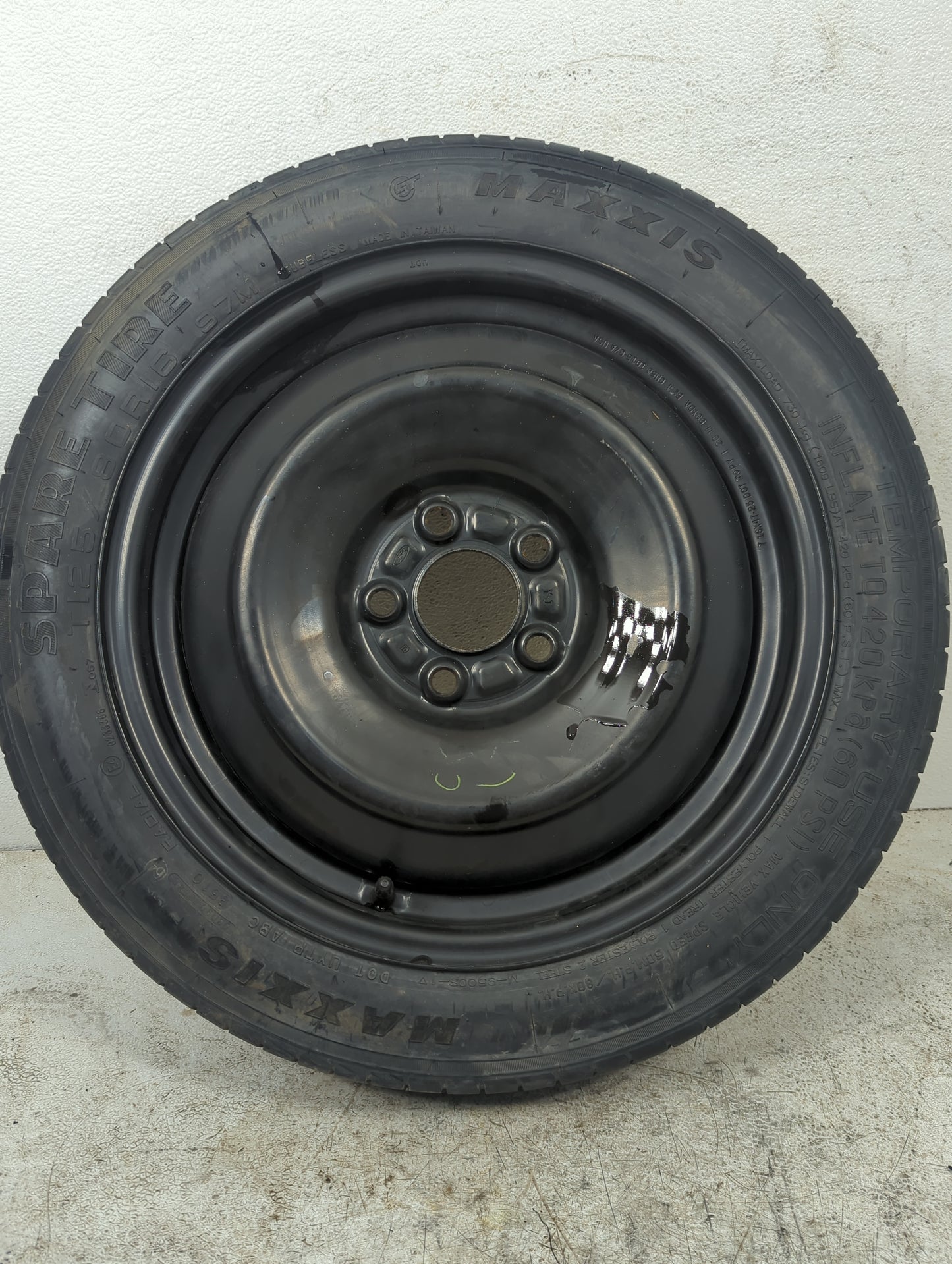 2005 Chevrolet Impala Spare Donut Tire Wheel Rim Oem - Oemusedautoparts1.com
