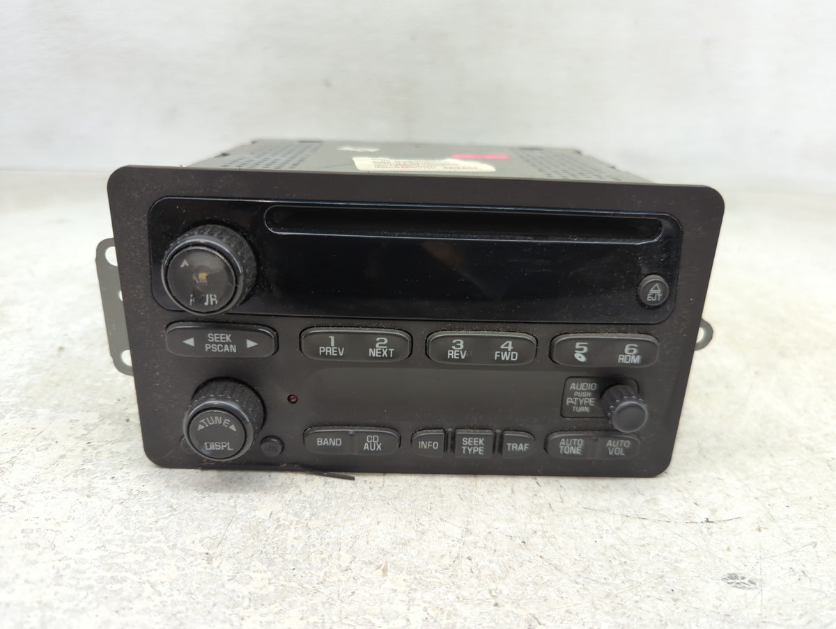 2002-2005 Chevrolet Impala Radio AM FM Cd Player Receiver Replacement P/N:10335223 Fits Fits 2002 2003 2004 2005 OEM Used Au