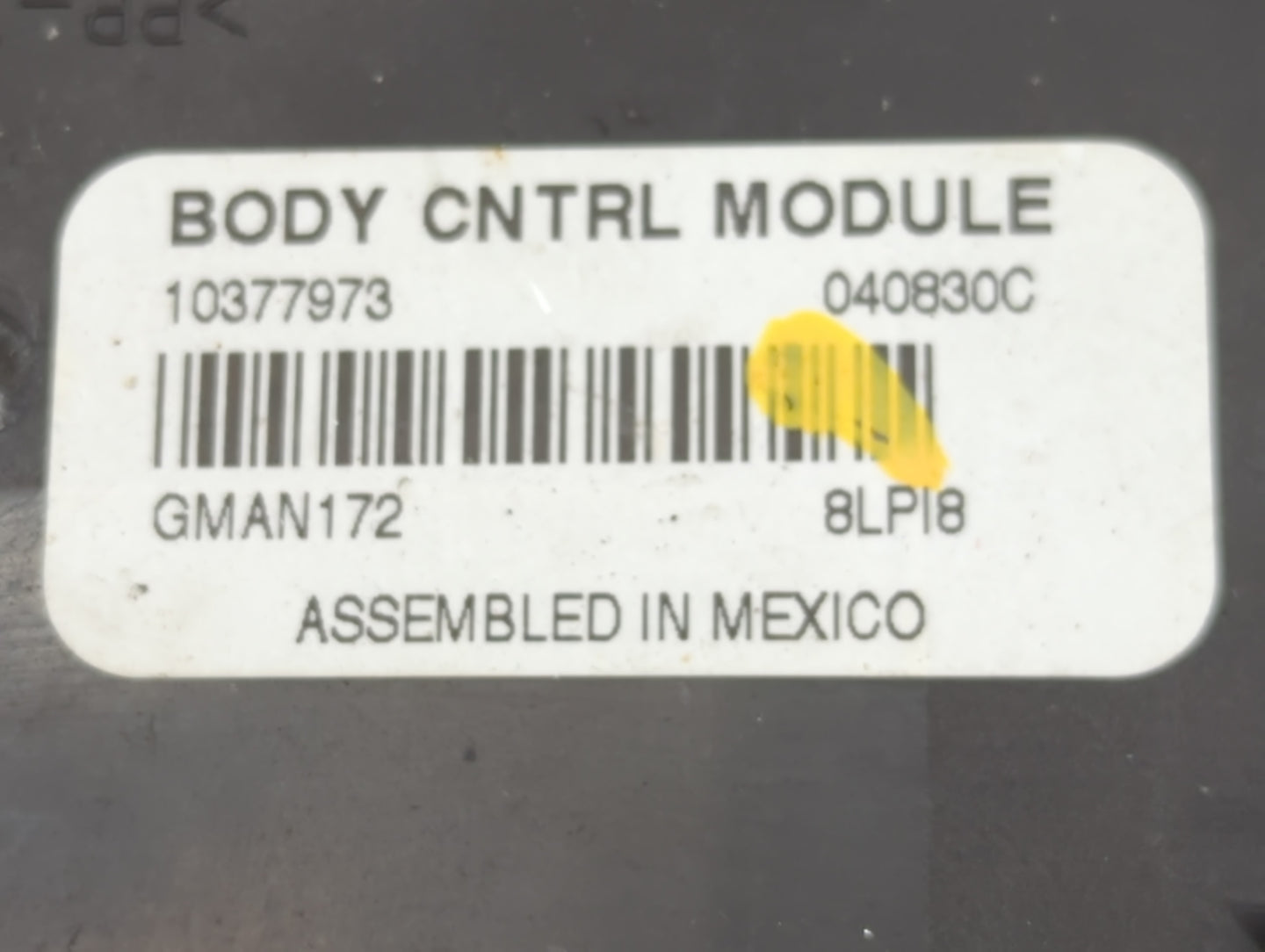 2005-2005 Chevrolet Impala Body Control Module Bcm Inner Cabin Fuse Box - Oemusedautoparts1.com