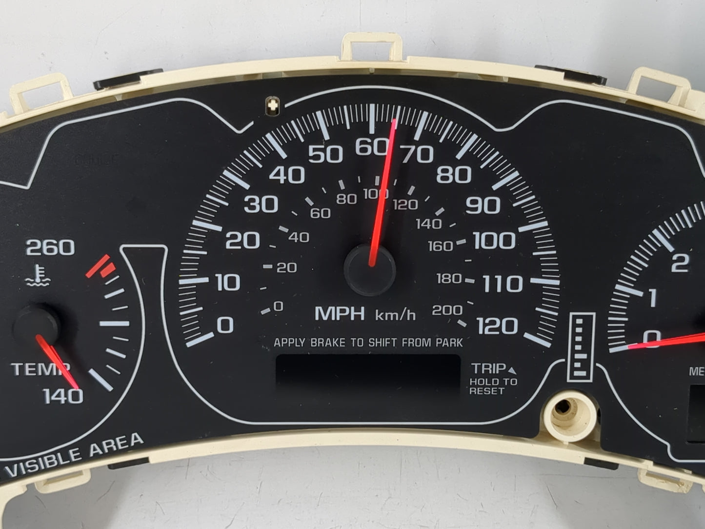 2000-2005 Chevrolet Impala Instrument Cluster Speedometer Gauges Fits Fits 2000 2001 2005 OEM Used Auto Parts - Oemusedautop