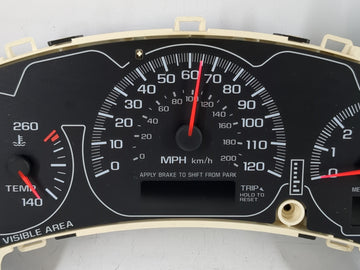 2000-2005 Chevrolet Impala Instrument Cluster Speedometer Gauges Fits Fits 2000 2001 2005 OEM Used Auto Parts