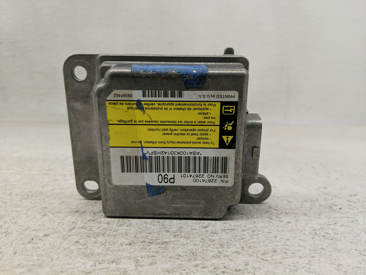 2001-2005 Chevrolet Malibu Srs Safety Restraint System Module 22674100 - Oemusedautoparts1.com