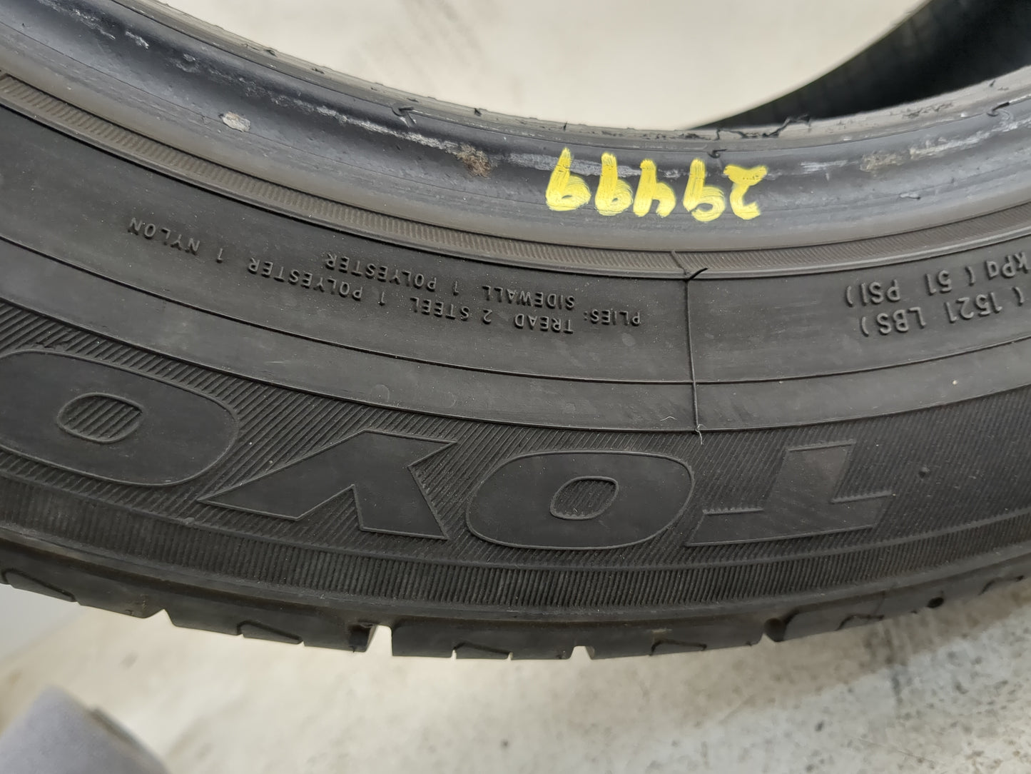 Used Tire 225/50R18 TOYO EXTENSA A/S II 95H - Tread Depth 10/32 - Oemusedautoparts1.com