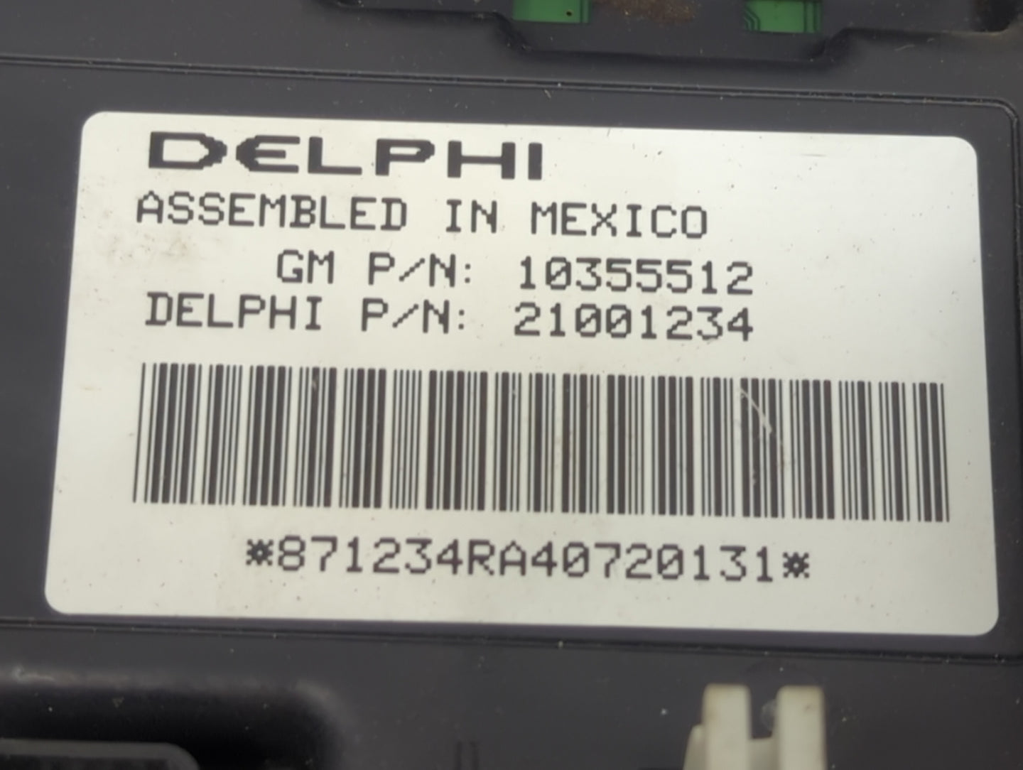 2000-2005 Chevrolet Malibu Fusebox Fuse Box Panel Relay Module P/N:21001234 10355512 Fits Fits 2000 2001 2002 2003 2004 2005