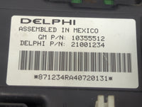 2000-2005 Chevrolet Malibu Fusebox Fuse Box Panel Relay Module P/N:21001234 10355512 Fits Fits 2000 2001 2002 2003 2004 2005
