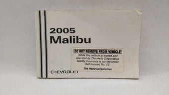 compare product 2005 Chevrolet Malibu Owners Manual Book Guide OEM Used Auto Parts