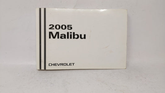 2005 Chevrolet Malibu Owners Manual Book Guide OEM Used Auto Parts - Oemusedautoparts1.com