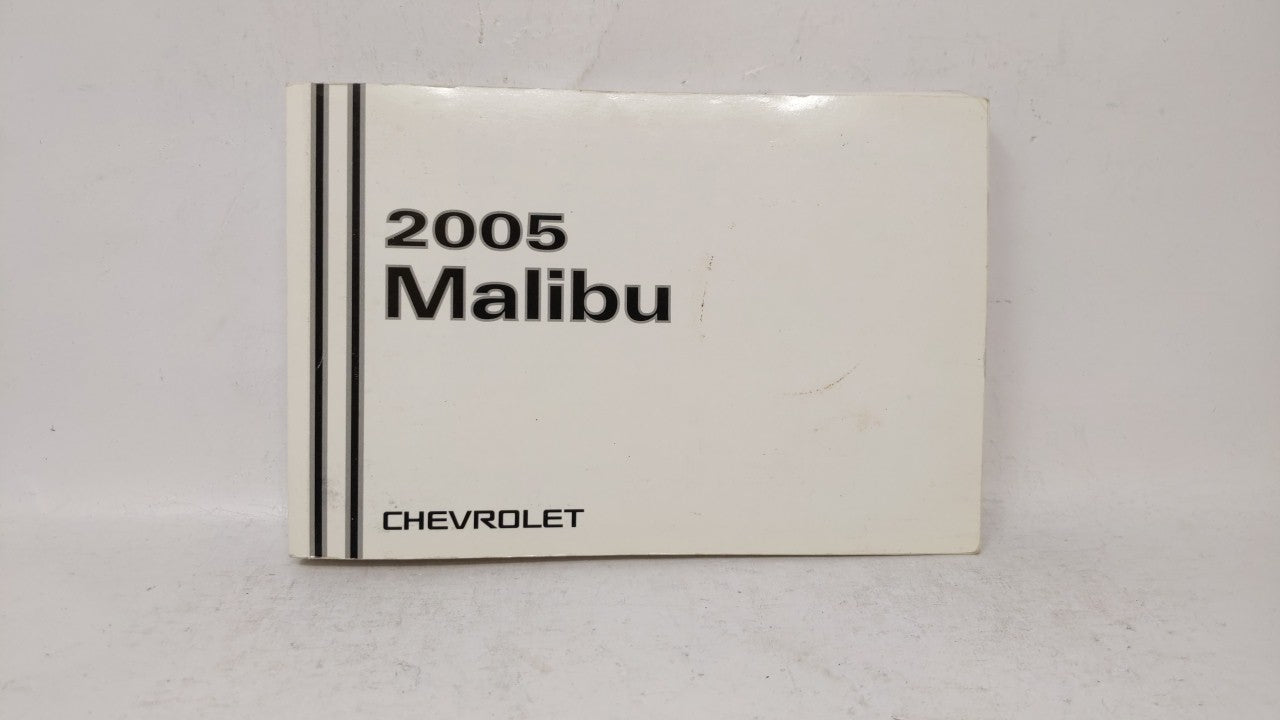 2005 Chevrolet Malibu Owners Manual Book Guide OEM Used Auto Parts - Oemusedautoparts1.com