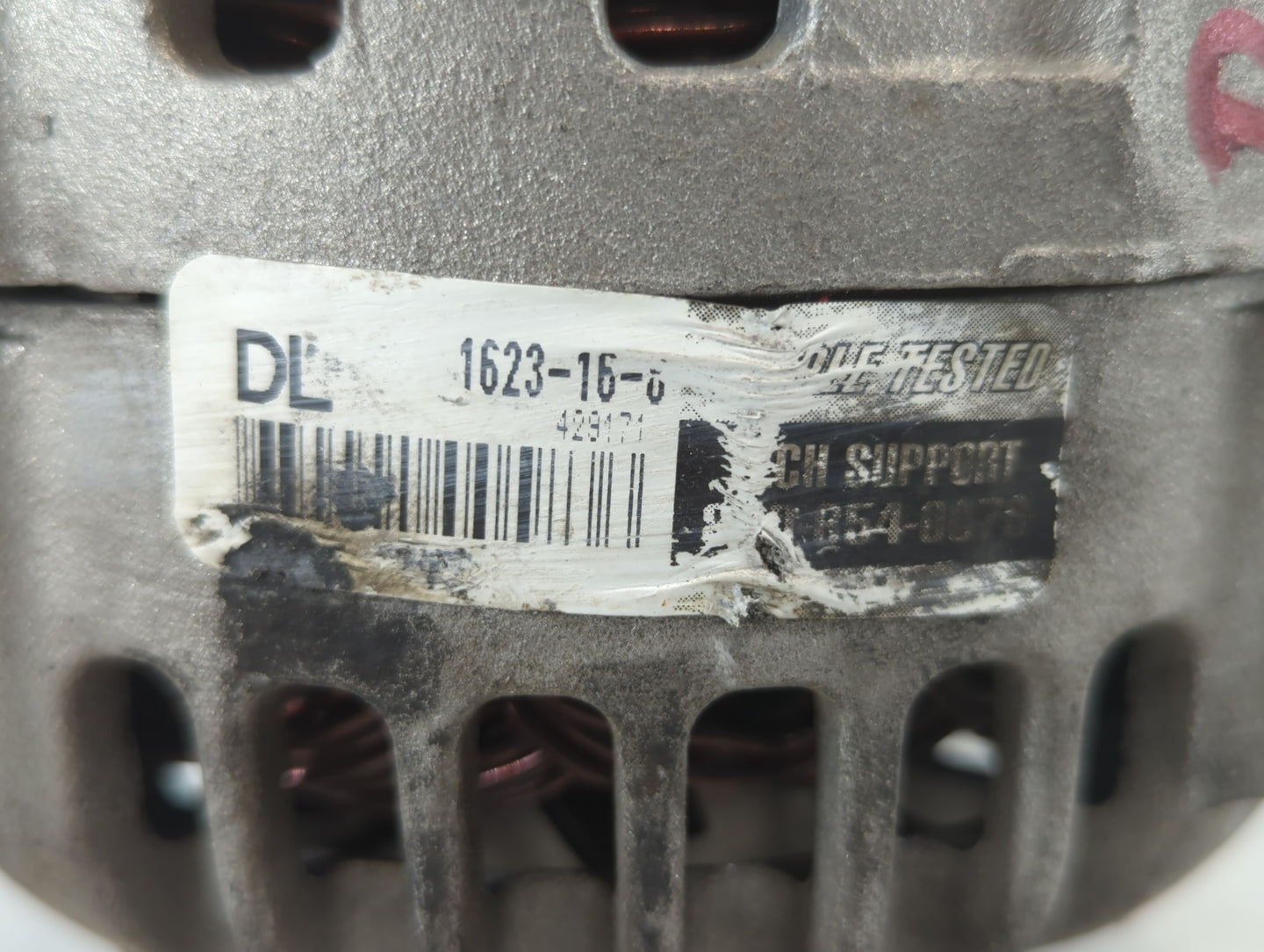 2005 Chevrolet S10 Alternator Replacement Generator Charging Assembly Engine OEM P/N:1623-16-6 Fits OEM Used Auto Parts - Oe