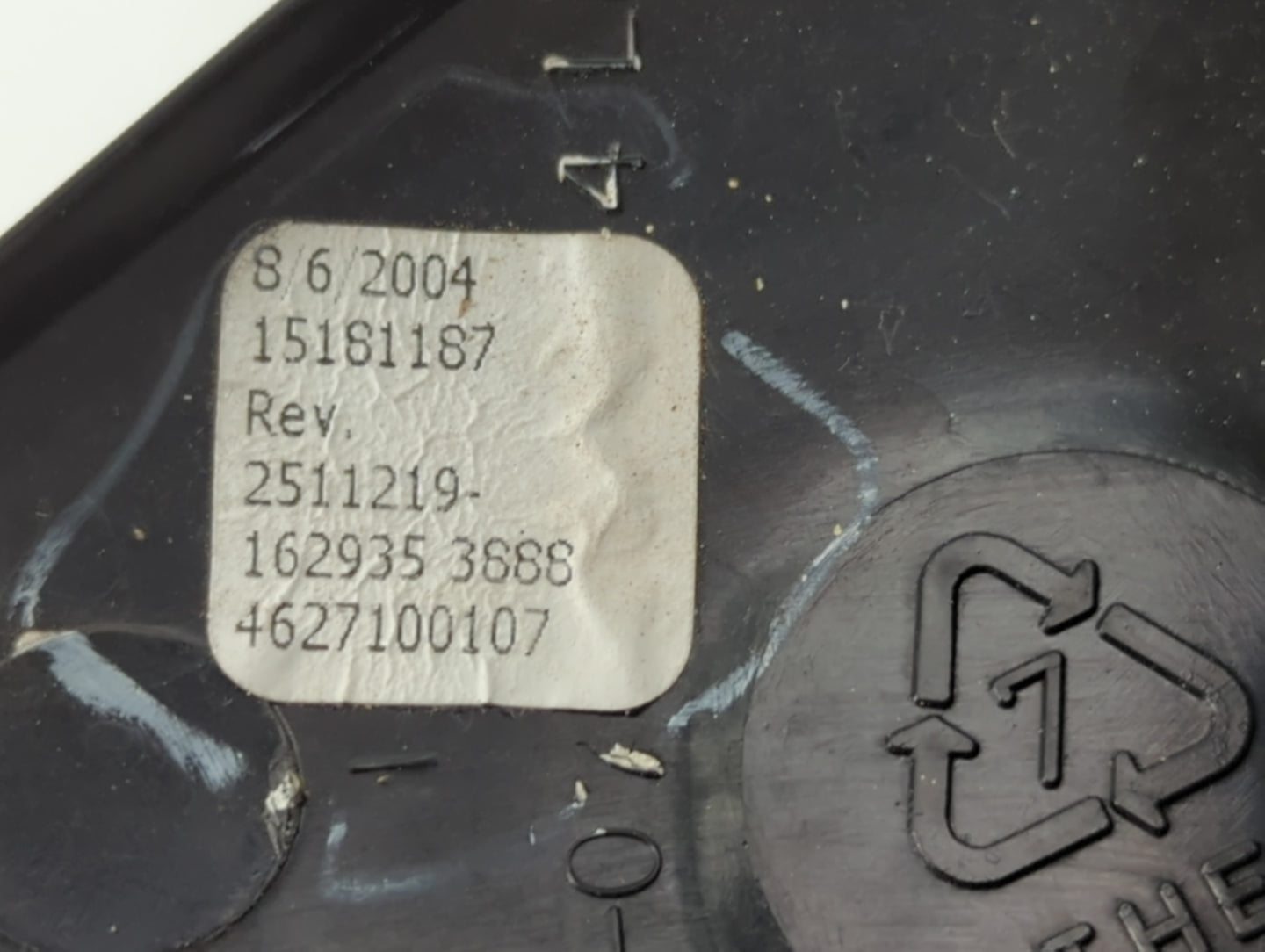 2003-2007 Chevrolet Silverado 1500 Side Mirror Replacement Driver Left View Door Mirror P/N:15181187 Fits OEM Used Auto Part