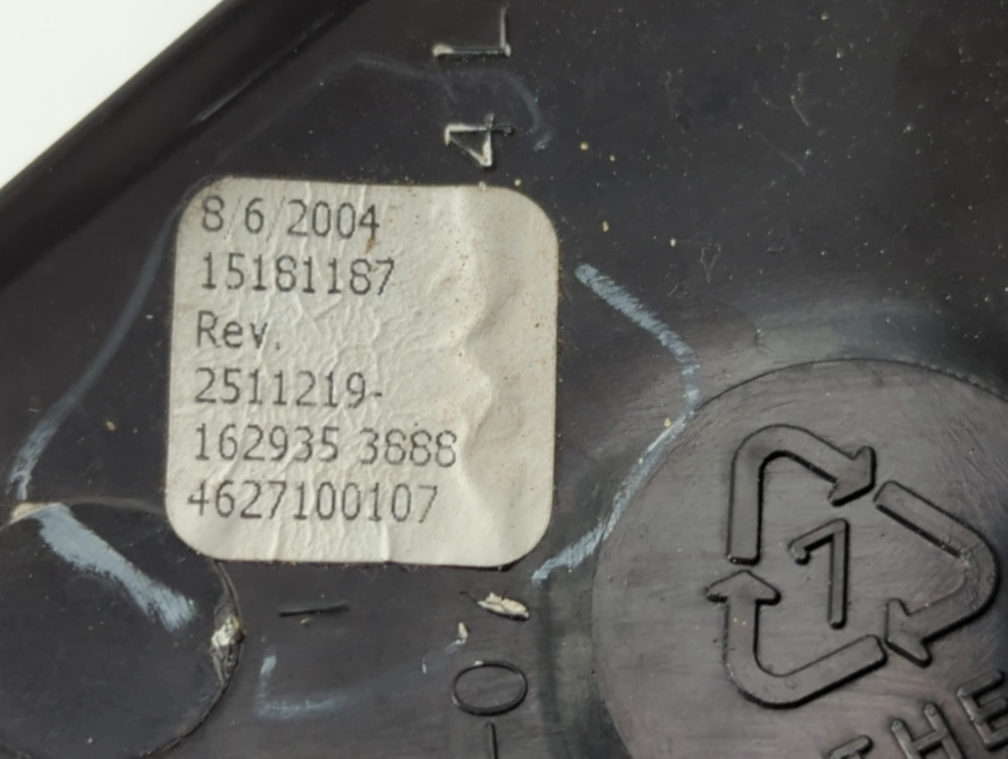 2003-2007 Chevrolet Silverado 1500 Side Mirror Replacement Driver Left View Door Mirror P/N:15181187 Fits OEM Used Auto Part