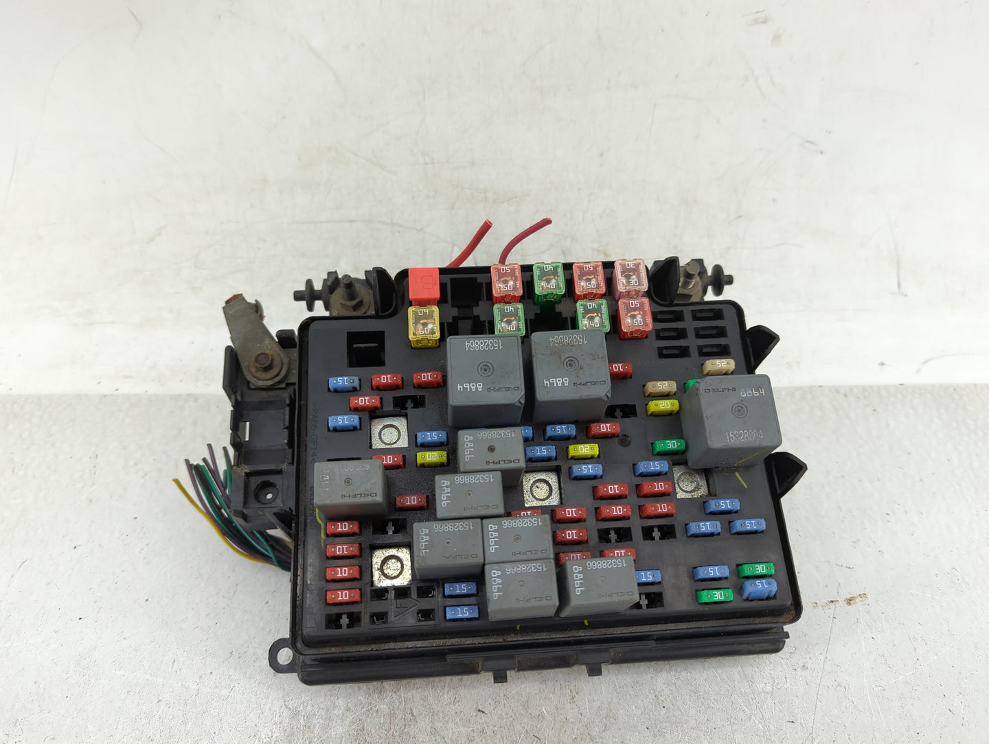 2003-2005 Chevrolet Silverado 1500 Fusebox Fuse Box Panel Relay Module P/N:15115615-02 Fits Fits 2003 2004 2005 2006 OEM Use