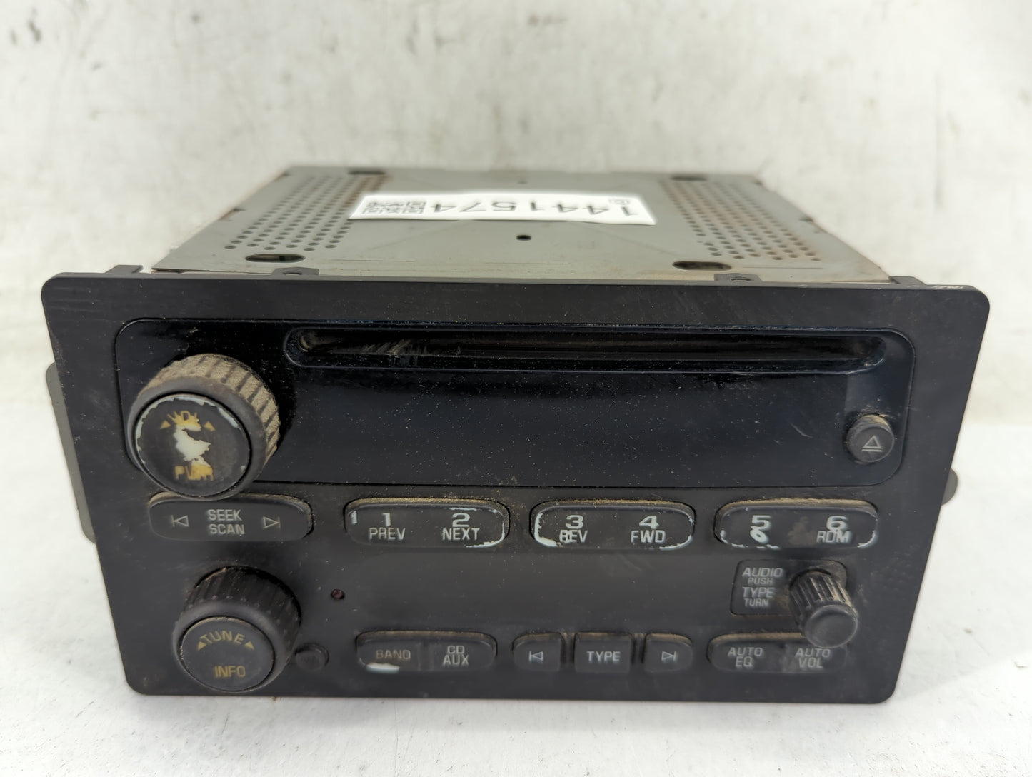 2003-2005 Chevrolet Silverado 1500 Radio AM FM Cd Player Receiver Replacement Fits Fits 2003 2004 2005 2006 OEM Used Auto Pa
