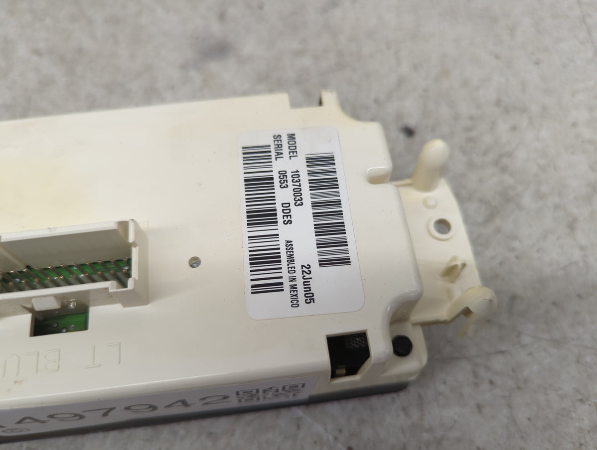 2005-2007 Chevrolet Silverado 1500 Climate Control Module Temperature AC/Heater Replacement P/N:10370033 Fits Fits 2005 2006