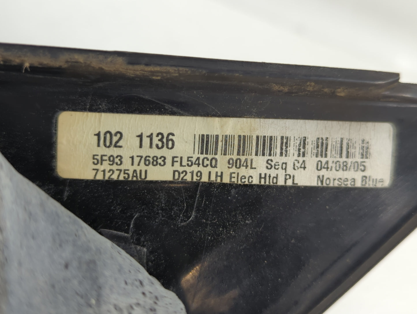 2005 Chevrolet Styleline Deluxe Driver Side View Mirror - Left Door Mirror OEM Used - Oemusedautoparts1.com