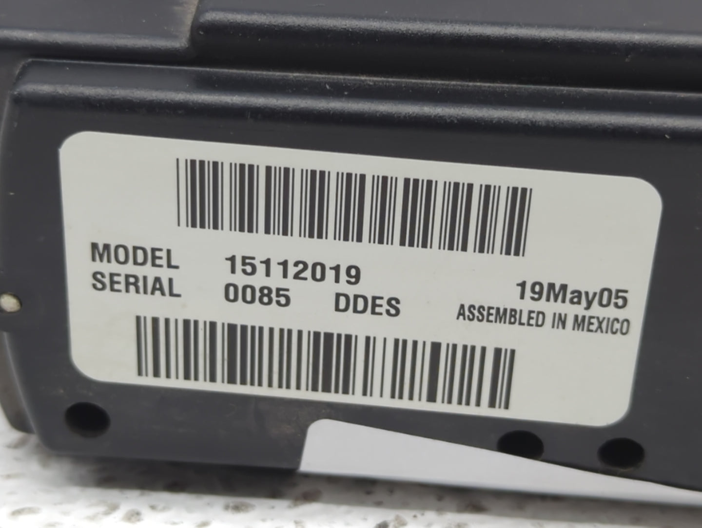 2003-2006 Chevrolet Tahoe Climate Control Module Temperature AC/Heater Replacement P/N:15112019 Fits Fits 2003 2004 2005 200