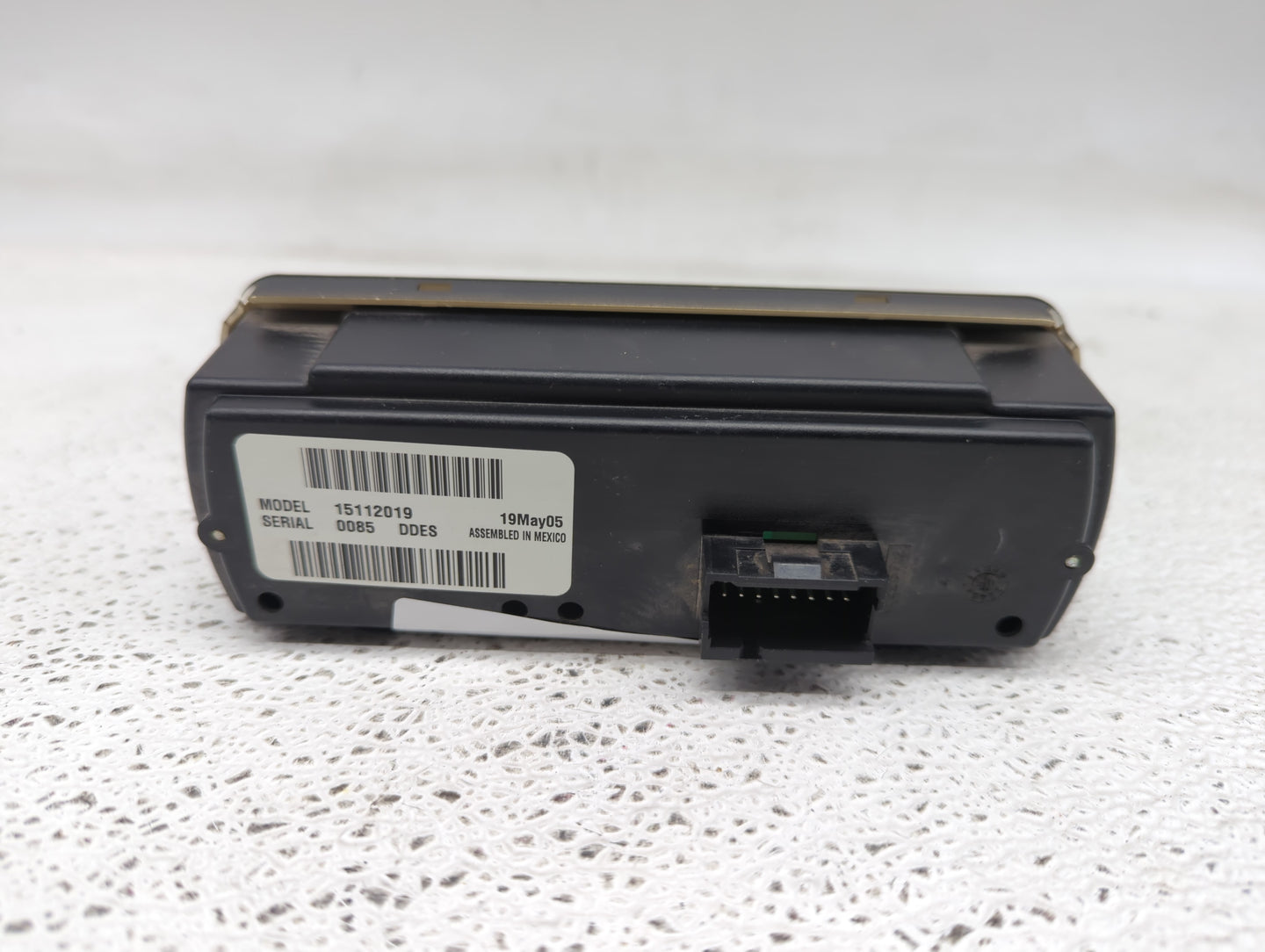2003-2006 Chevrolet Tahoe Climate Control Module Temperature AC/Heater Replacement P/N:15112019 Fits Fits 2003 2004 2005 200