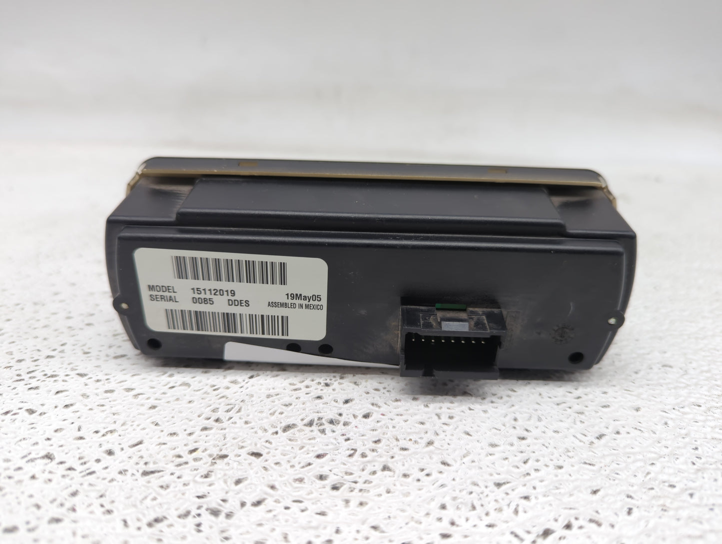2003-2006 Chevrolet Tahoe Climate Control Module Temperature AC/Heater Replacement P/N:15112019 Fits Fits 2003 2004 2005 200
