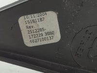 2003-2006 Chevrolet Tahoe Driver Left Side View Manual Door Mirror Black - Oemusedautoparts1.com