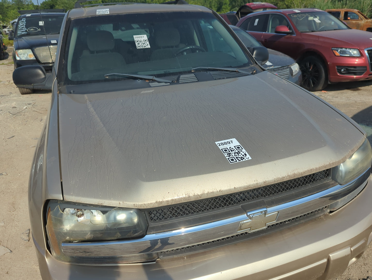 2002-2009 Chevrolet Trailblazer Hood Oem - Oemusedautoparts1.com