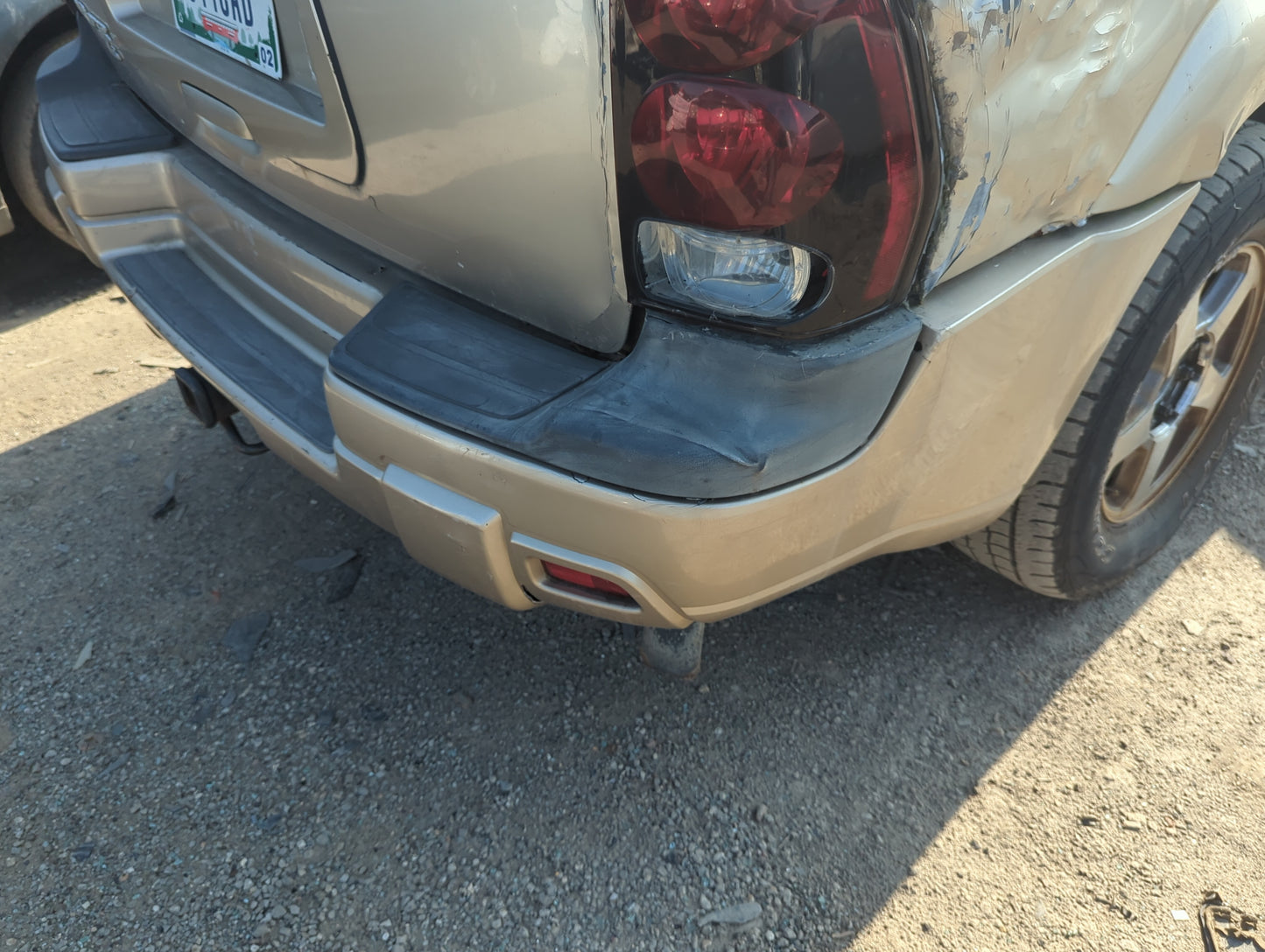 2002-2009 Chevrolet Trailblazer Rear Bumper Assembly Oem - Oemusedautoparts1.com