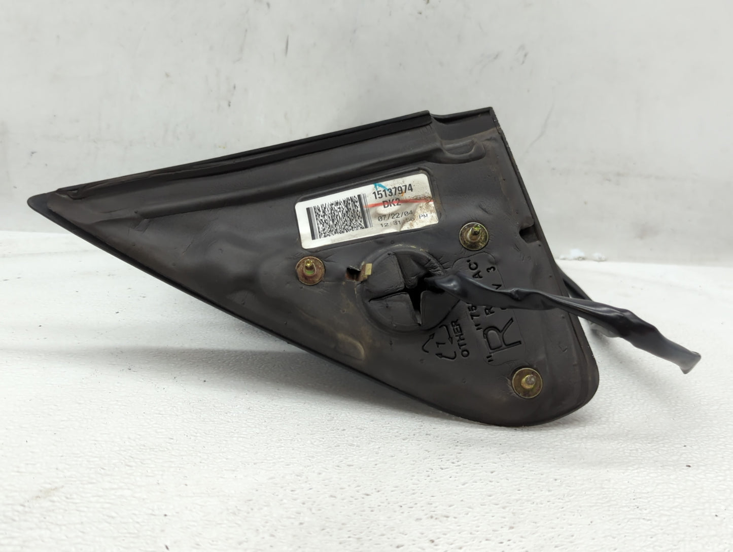 2002 Chevrolet Trailblazer Passenger Right Side View Manual Door Mirror - Oemusedautoparts1.com