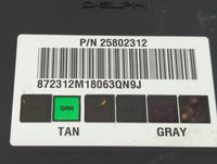 2005 Chevrolet Trailblazer Body Control Module Bcm Inner Cabin Fuse Box - Oemusedautoparts1.com