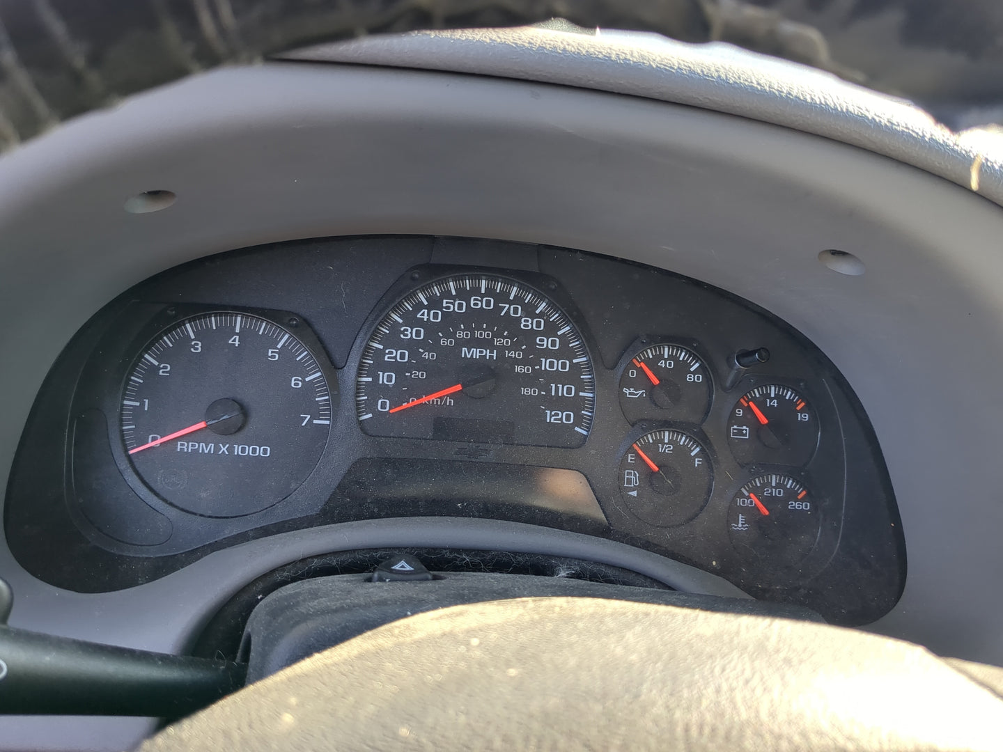 2005 Chevrolet Trailblazer Ext Instrument Cluster Speedometer Gauges Fits OEM Used Auto Parts - Oemusedautoparts1.com