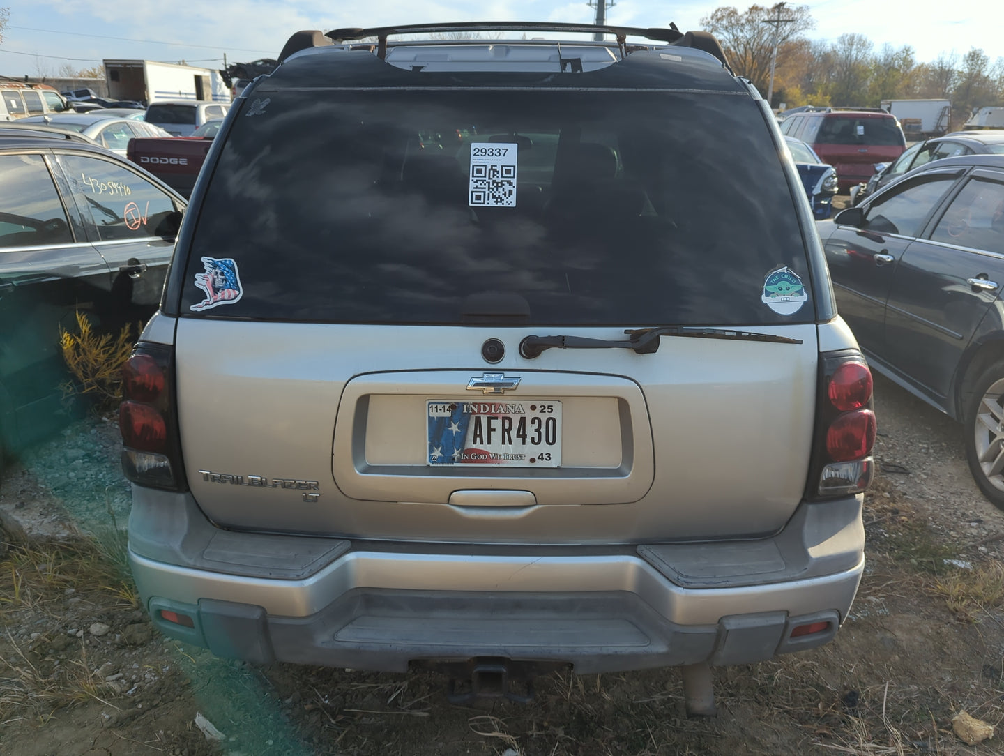 2004-2006 Chevrolet Trailblazer Ext Trunk/decklid/hatch/tailgate Oem 1228512 - Oemusedautoparts1.com